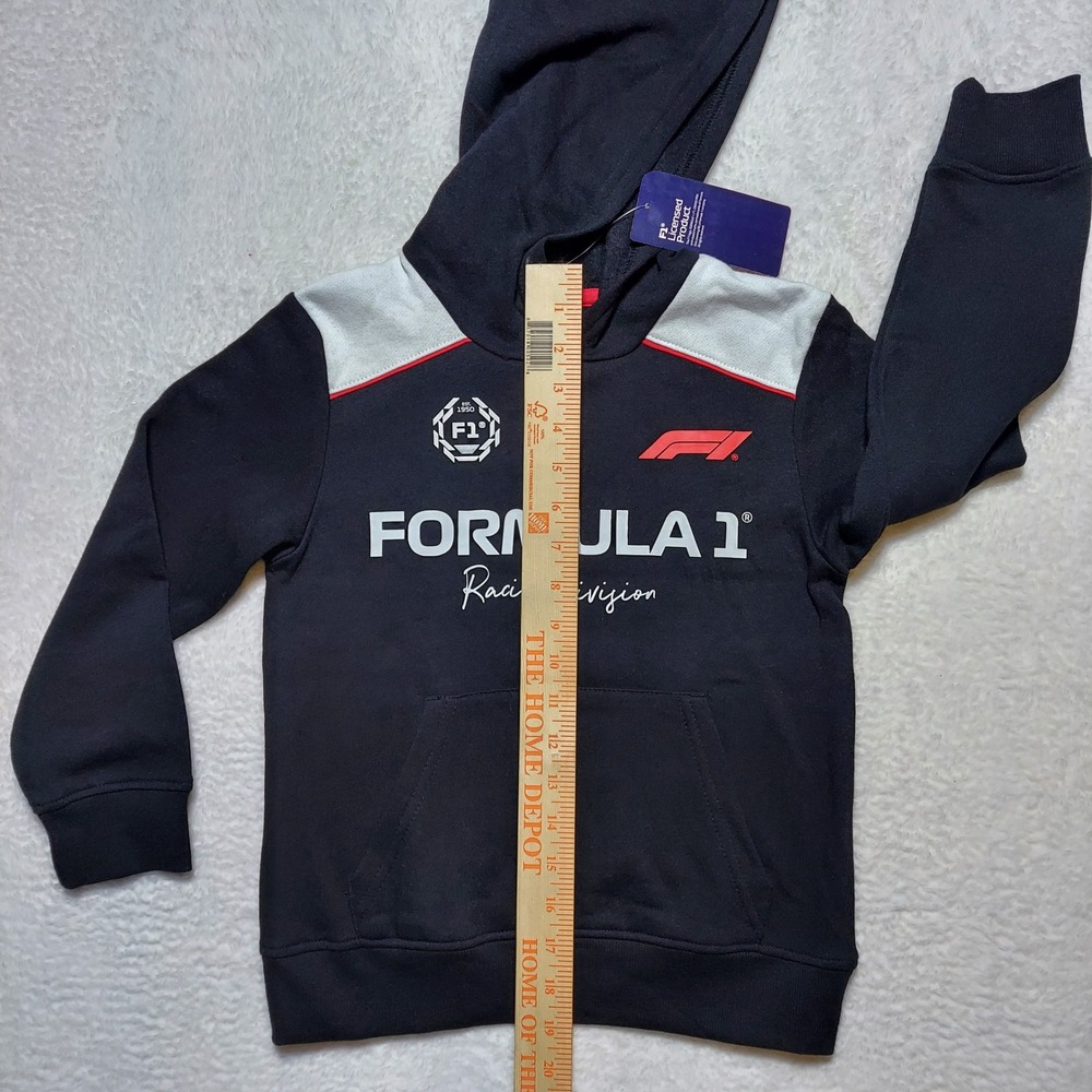 Formula 1 Hoodie Kids XS 6/7 Black New Miami 2025 Racing Division Graphic F1 - Picture 5 of 9